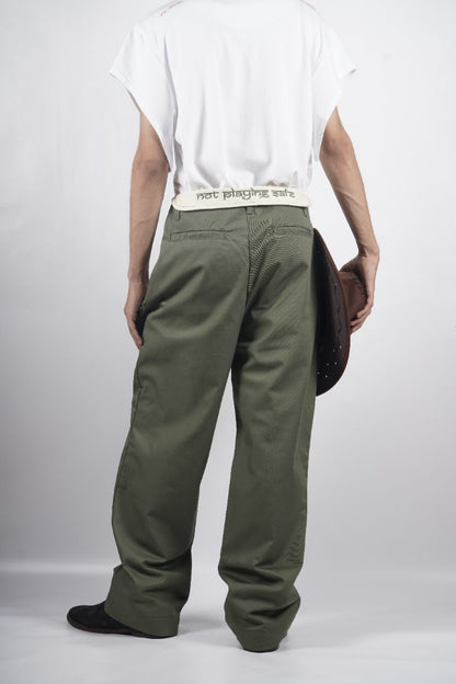 PD Collar Pant [Sage Green]