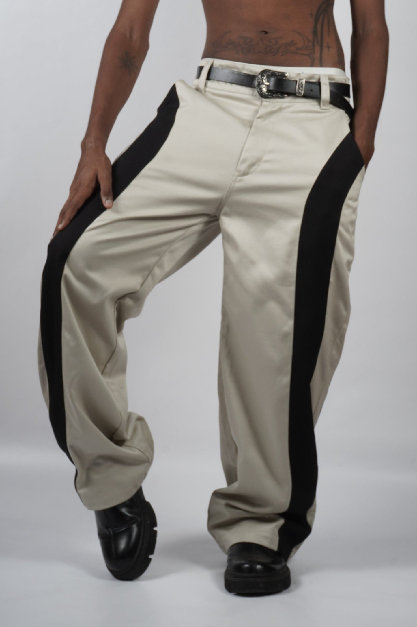 PD Tomb Pant [Ivory-Black]