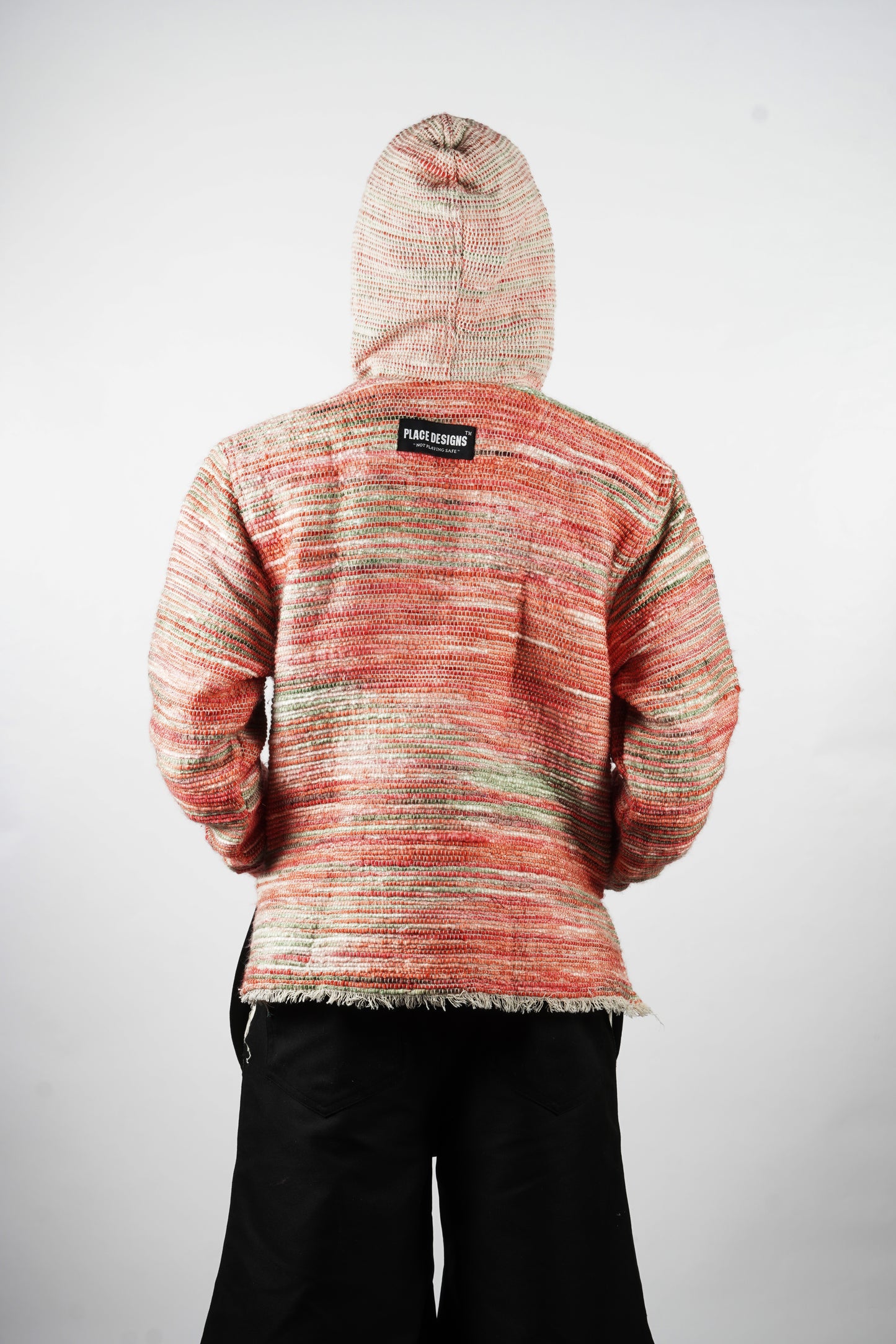 PD Unisex Distressed Jacquard Hoodie [Multi color]